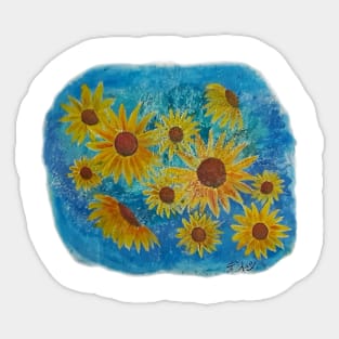 Sunflowers Sticker